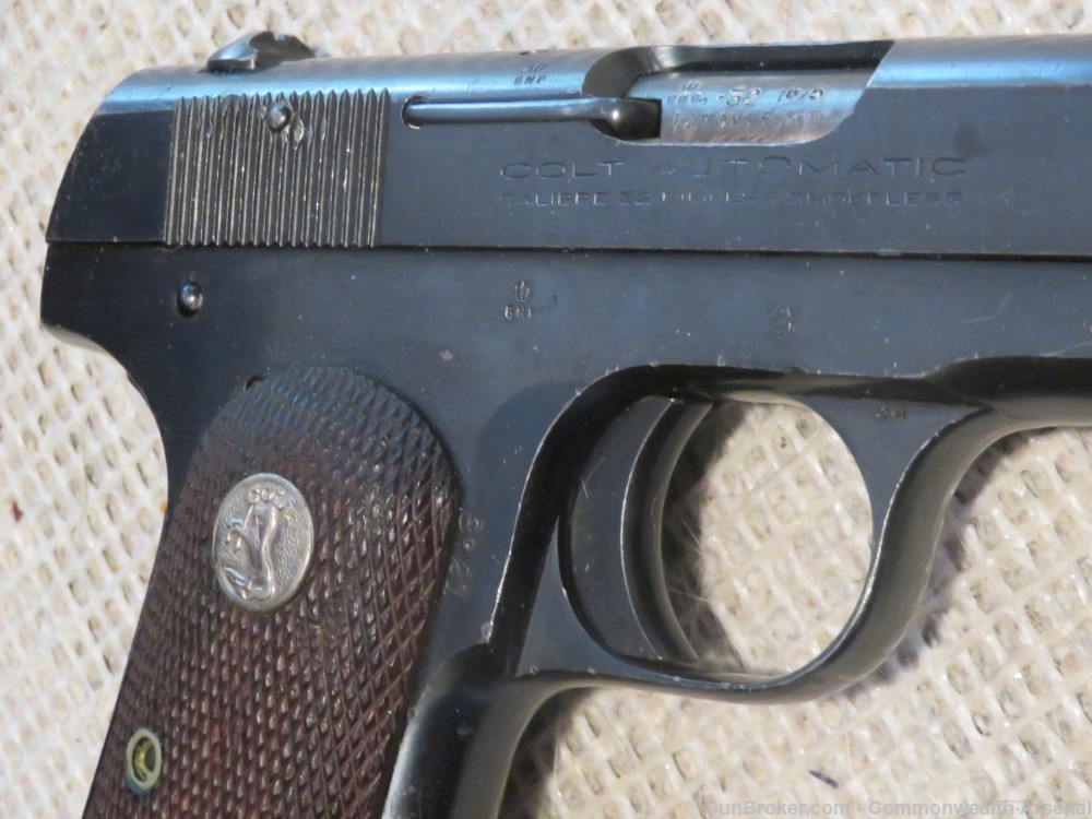 Rare Colt M-1903 Pocket Hammerless Pistol British RIC Contract .32 1921-img-4