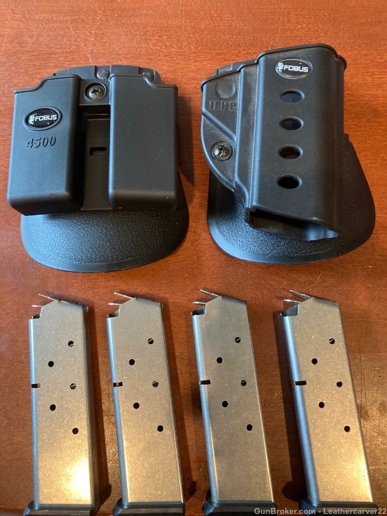 Ruger P-series mags with gun holster and mag pouch-img-0