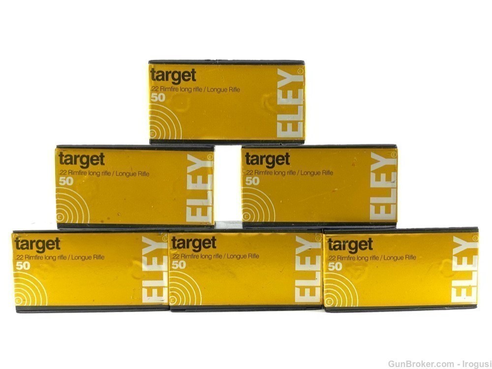 Eley .22 Lr Target Match 6 Boxes - 300 Rounds-img-0