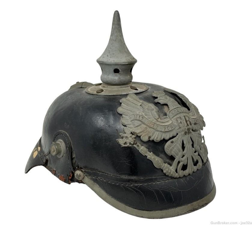 WW1 German Pickelhaube Helmet pre WW2 WWII uniform imperial eagle -img-1