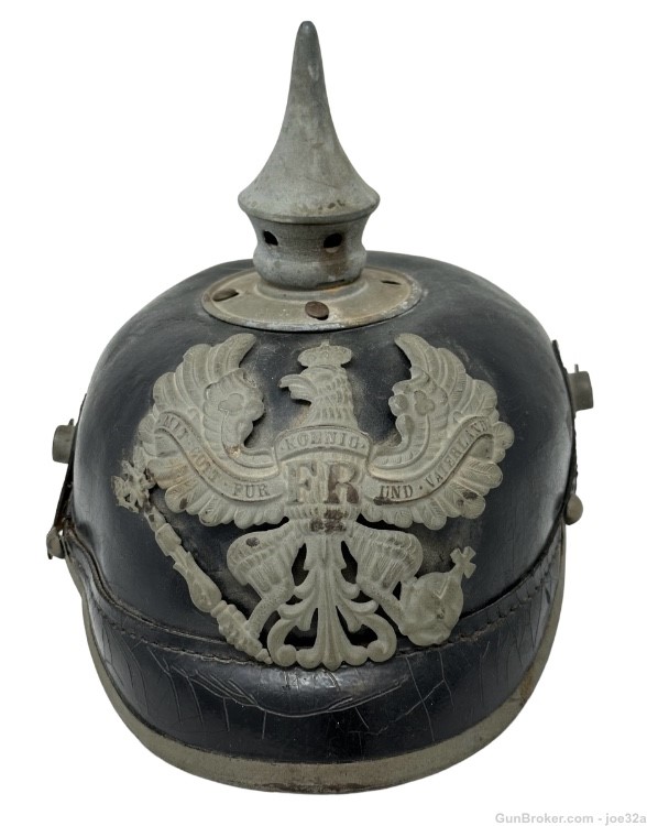 WW1 German Pickelhaube Helmet pre WW2 WWII uniform imperial eagle -img-0