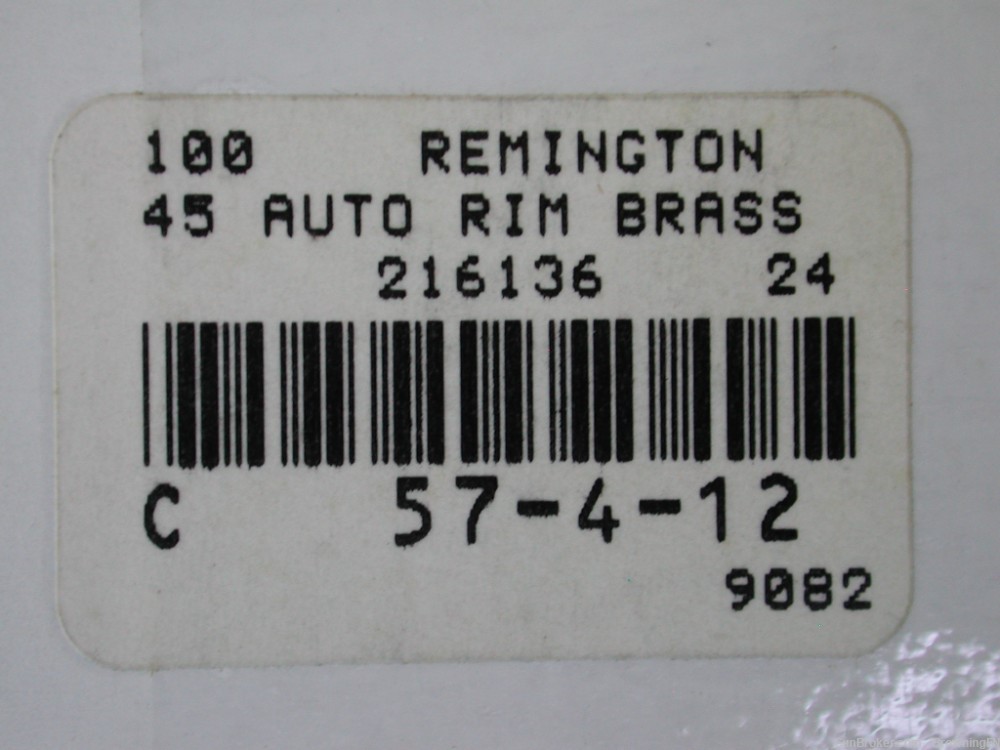 100 NEW .45 Ato Rim Remington Brass Cases for Reloading-img-2