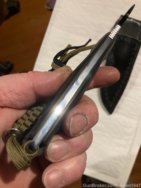 Custom Don Lozier hunting knife never used mint -img-5