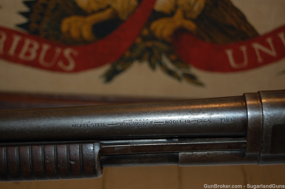 Winchester Model 12 Pump 12 Gauge manufactured in 1928-img-8