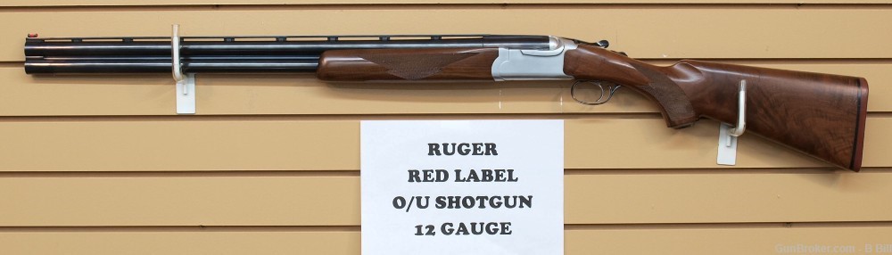 RUGER RED LABEL Over/Under Shotgun 12 gauge 28" LIKE NEW COND 1990-img-1