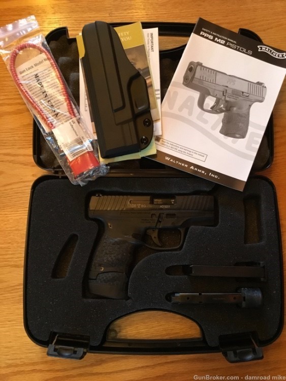 Walther PPS M2 LE Edition 9mm w/3-Magazines and Holster-img-0