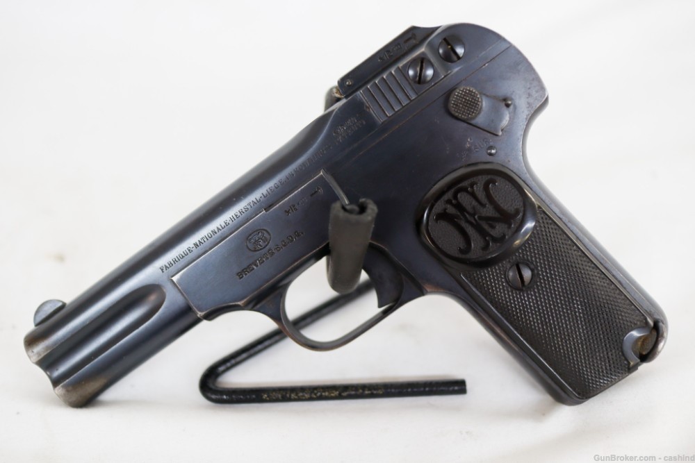 FN Browning Model 1900 .32ACP 4” SA S.Auto Pistol Black Grip – Serial Match-img-4
