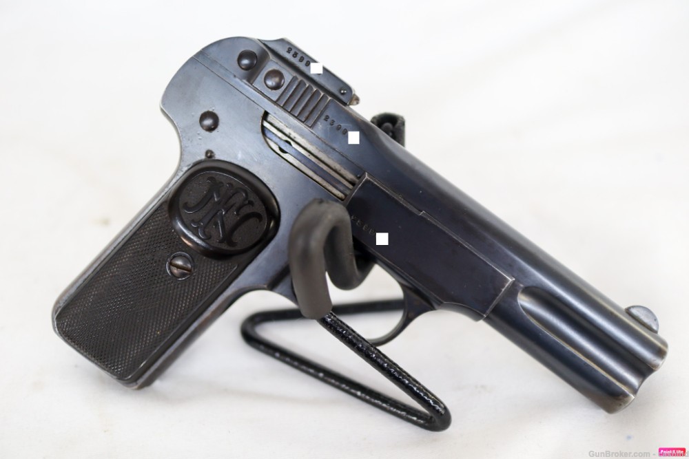 FN Browning Model 1900 .32ACP 4” SA S.Auto Pistol Black Grip – Serial Match-img-2