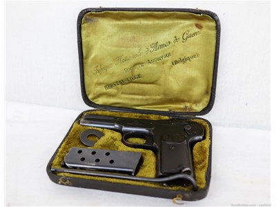 FN Browning Model 1900 .32ACP 4” SA S.Auto Pistol Black Grip – Serial Match