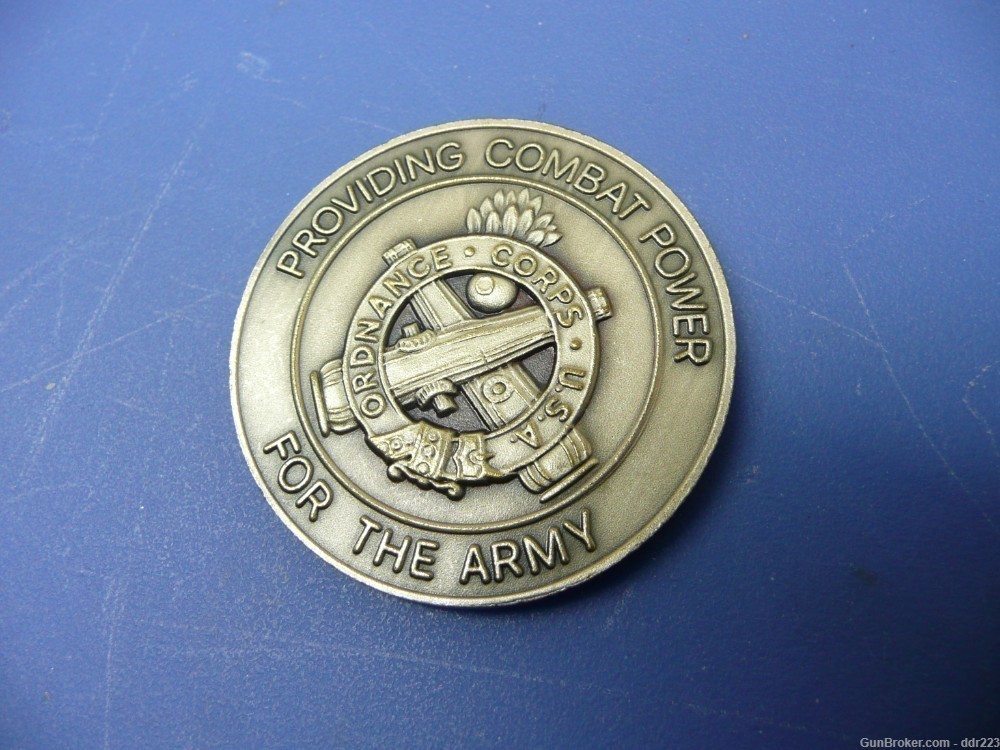 US Army Challenge Coin, 60th Ordnance Group, Europe-img-3