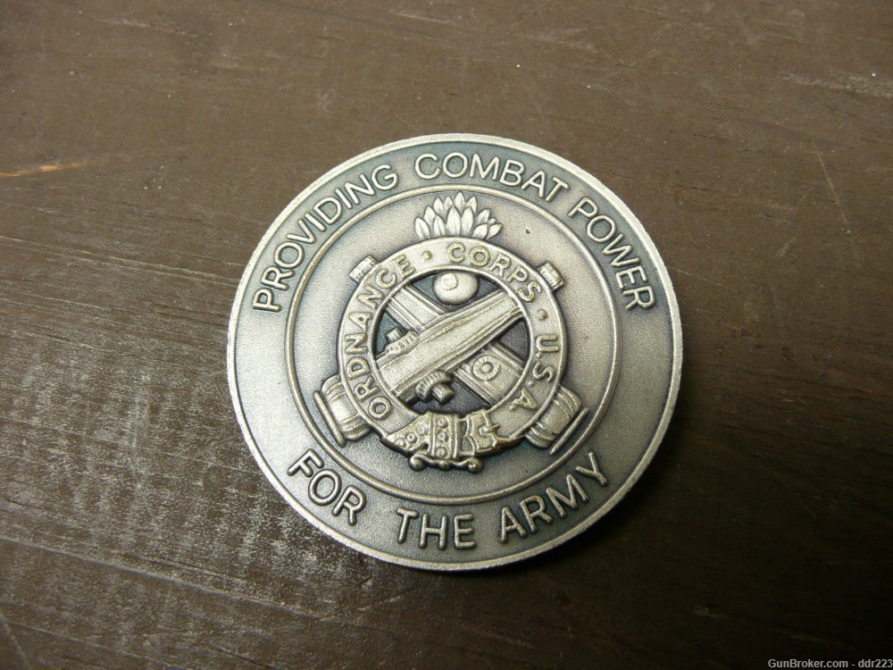 US Army Challenge Coin, 60th Ordnance Group, Europe-img-0