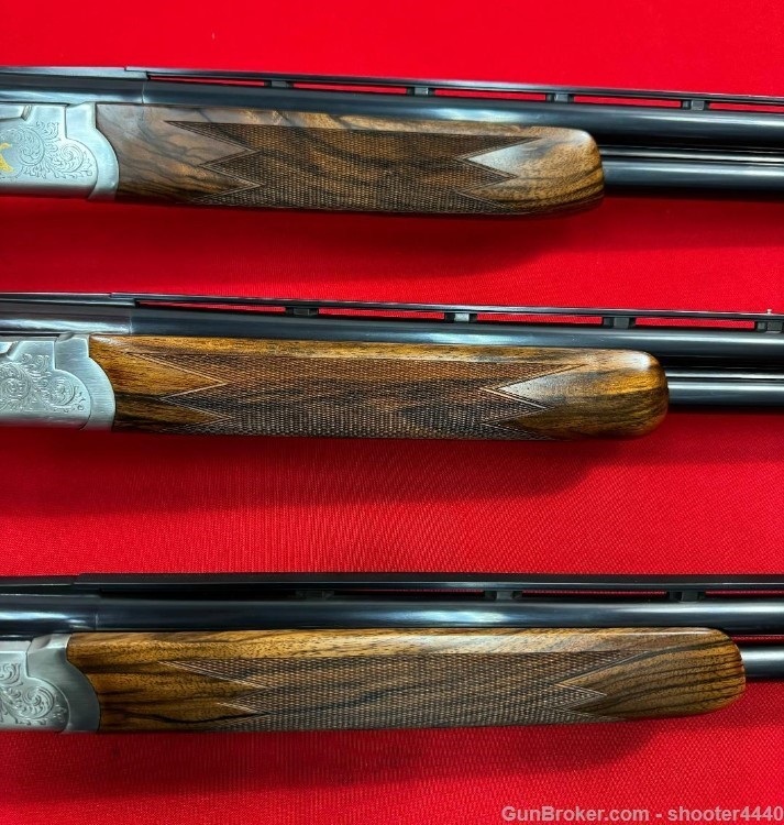 Ruger Red Label 50th Anniv SET OF THREE! 12 20 28Ga HIGH GRADE DELUXE WOOD!-img-63