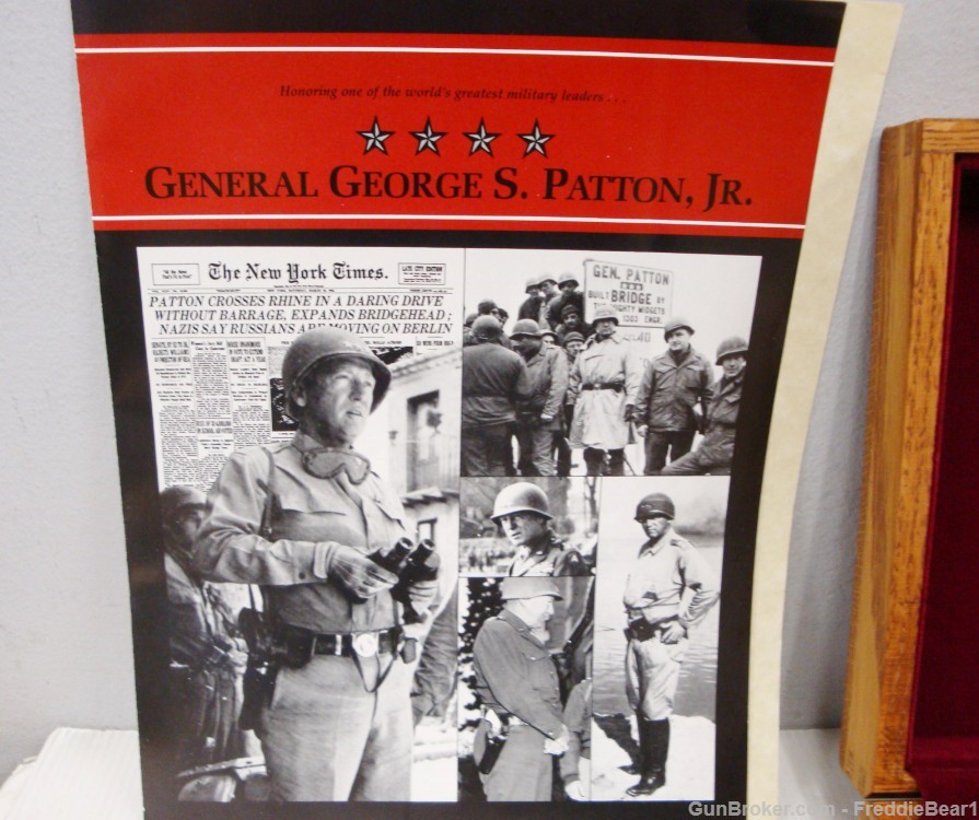 General George S Patton Commemorative Revolver Uberti .45 Long Colt -img-3