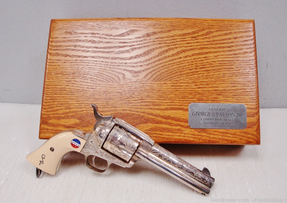 General George S Patton Commemorative Revolver Uberti .45 Long Colt -img-0