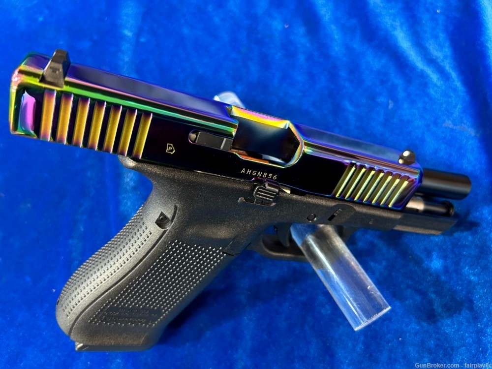 BRAND NEW Glock 45 9mm Pistol with Rainbow Slide Finish!-img-2