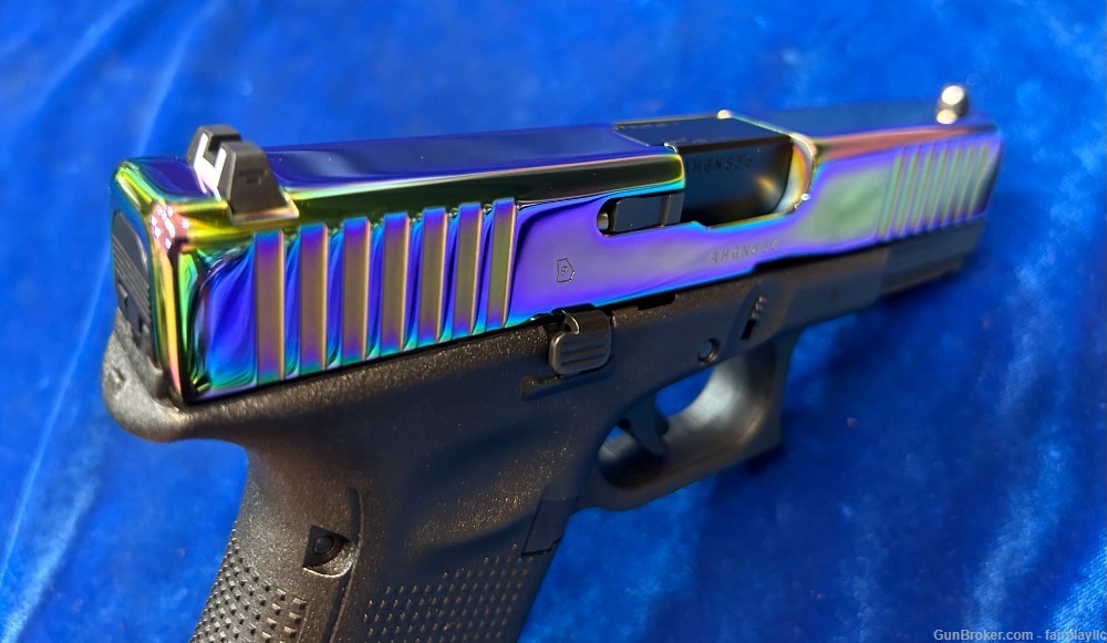 BRAND NEW Glock 45 9mm Pistol with Rainbow Slide Finish!-img-6