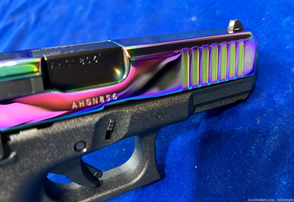 BRAND NEW Glock 45 9mm Pistol with Rainbow Slide Finish!-img-7