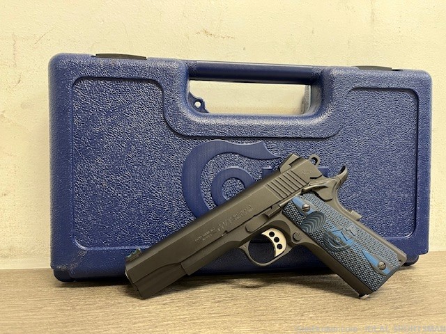 COLT 1911 COMPETITION 9MM IN ORIGINAL BOX O1982CCS USED RARE-img-0