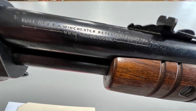 EARLY, 4 digit S/N, Winchester Model 62 Pump Action T/D Rifle 23",22 s,l,lr-img-18