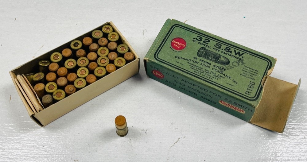 Vintage Remington UMC .32 S&W Short Practice Wood Tip Ammo 38 Rounds Total -img-7
