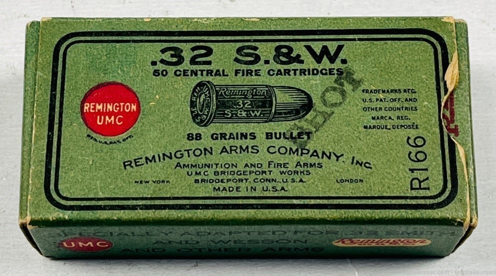 Vintage Remington UMC .32 S&W Short Practice Wood Tip Ammo 38 Rounds Total -img-0