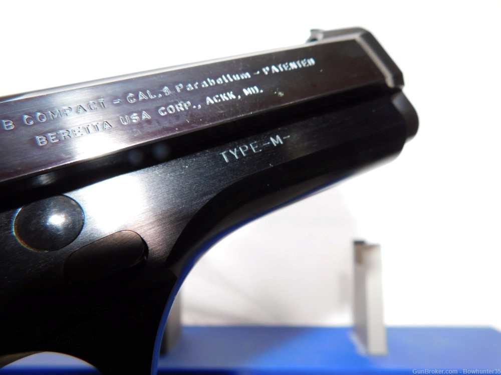Beretta 92 Compact Type M 9MM Pistol USAF Single Stack 1989 Scarce-img-22