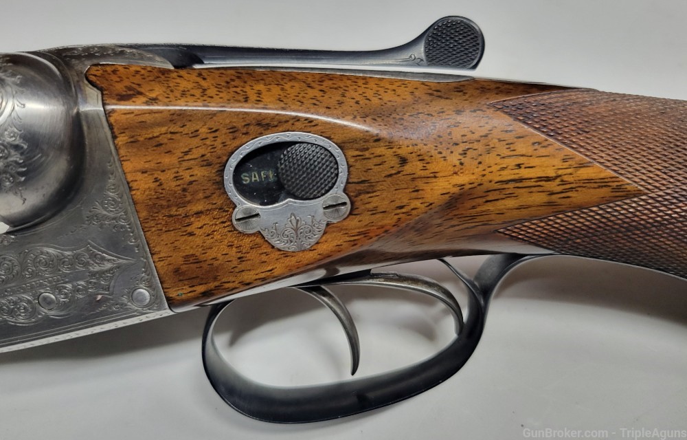 Greener Shotgun SxS 12 Gauge Black Powder W/ Case and Tools 1896 Antique -img-88