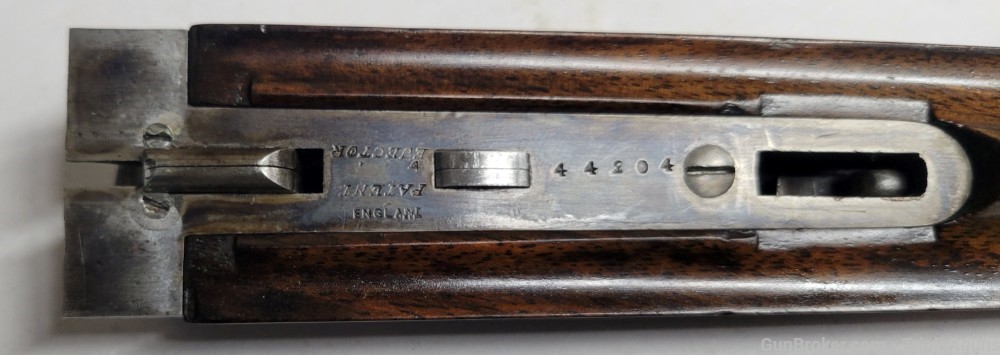 Greener Shotgun SxS 12 Gauge Black Powder W/ Case and Tools 1896 Antique -img-145