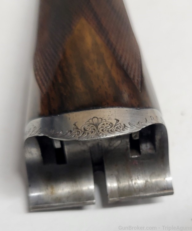Greener Shotgun SxS 12 Gauge Black Powder W/ Case and Tools 1896 Antique -img-141