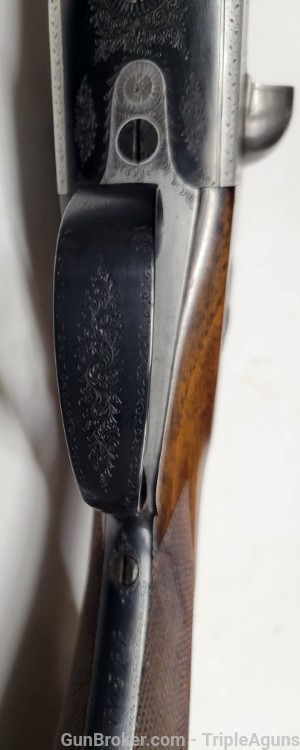 Greener Shotgun SxS 12 Gauge Black Powder W/ Case and Tools 1896 Antique -img-81