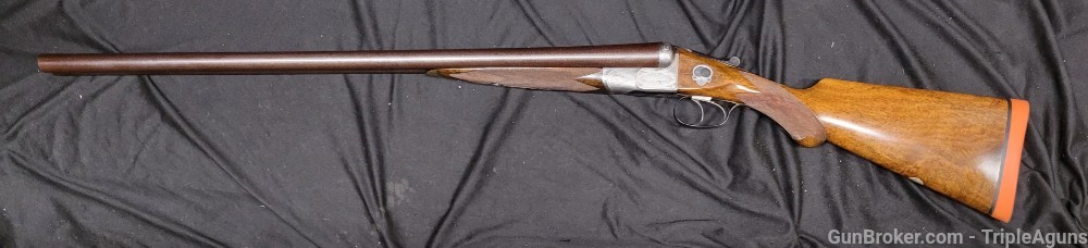 Greener Shotgun SxS 12 Gauge Black Powder W/ Case and Tools 1896 Antique -img-0