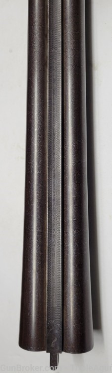 Greener Shotgun SxS 12 Gauge Black Powder W/ Case and Tools 1896 Antique -img-123