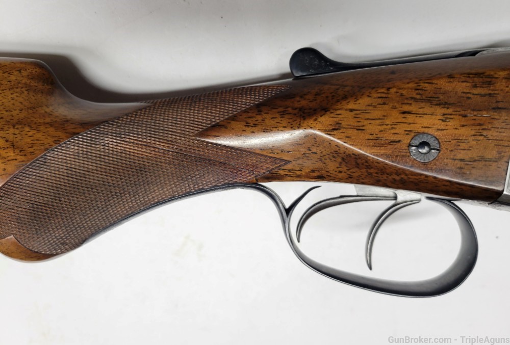 Greener Shotgun SxS 12 Gauge Black Powder W/ Case and Tools 1896 Antique -img-74