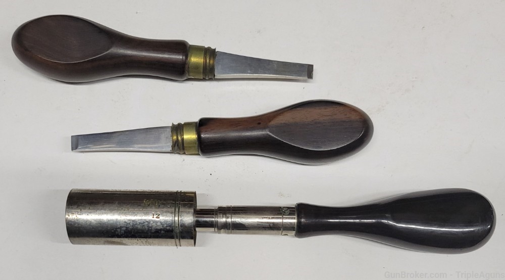 Greener Shotgun SxS 12 Gauge Black Powder W/ Case and Tools 1896 Antique -img-43