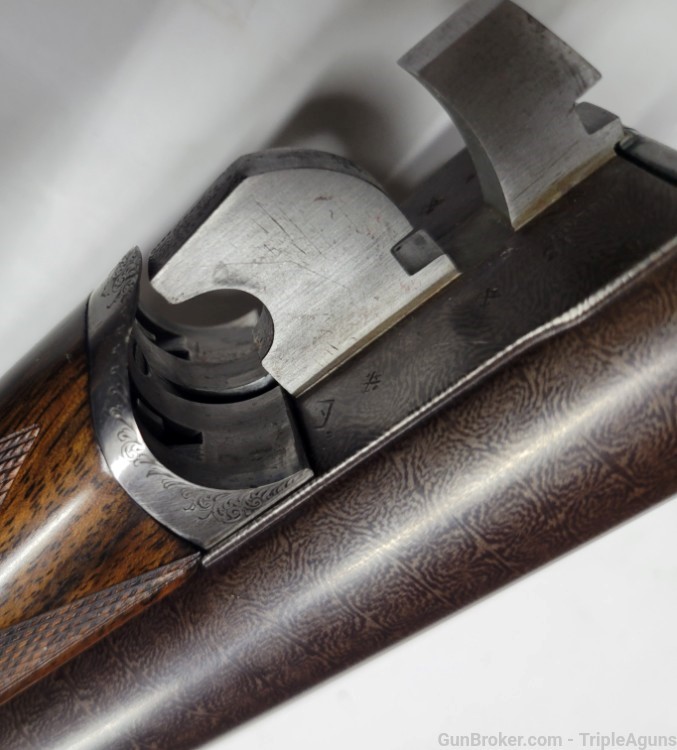 Greener Shotgun SxS 12 Gauge Black Powder W/ Case and Tools 1896 Antique -img-99