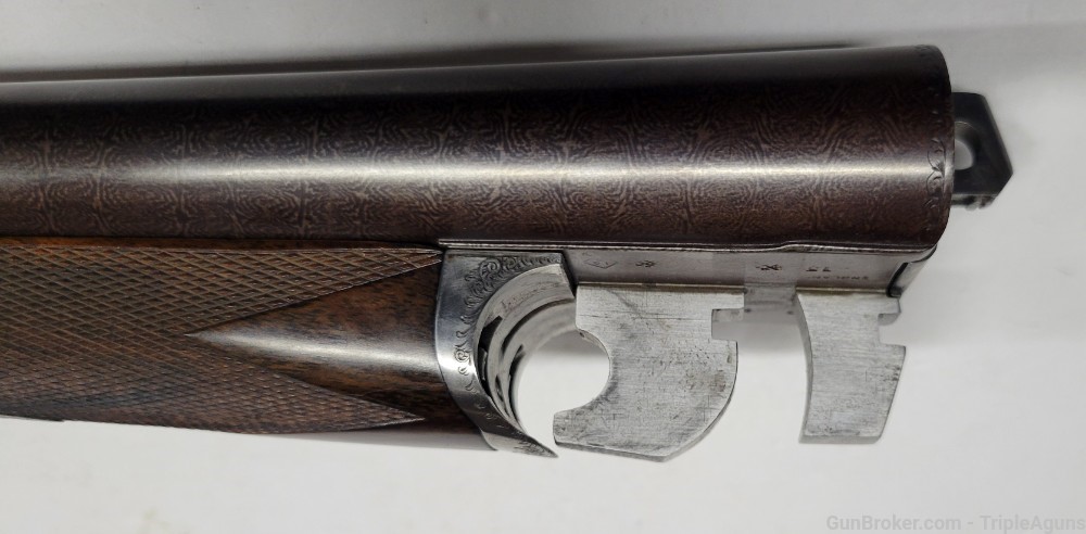 Greener Shotgun SxS 12 Gauge Black Powder W/ Case and Tools 1896 Antique -img-121