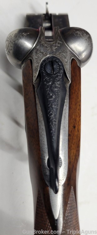 Greener Shotgun SxS 12 Gauge Black Powder W/ Case and Tools 1896 Antique -img-79