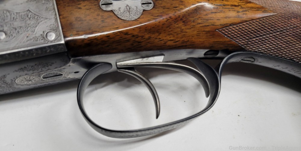 Greener Shotgun SxS 12 Gauge Black Powder W/ Case and Tools 1896 Antique -img-82