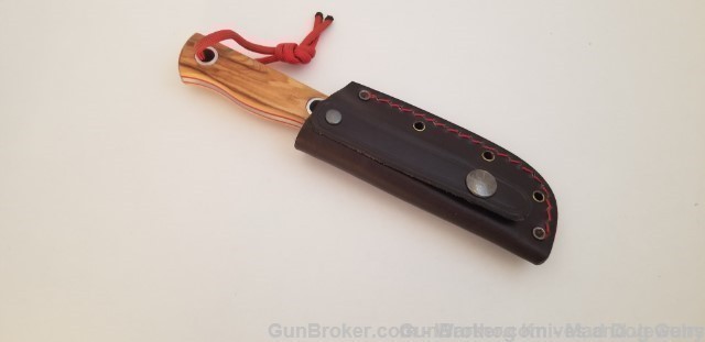 M. NIETO Fixed Knife. Olive Wood Handle. Vanadium Stainless Steel Blade.N14-img-1