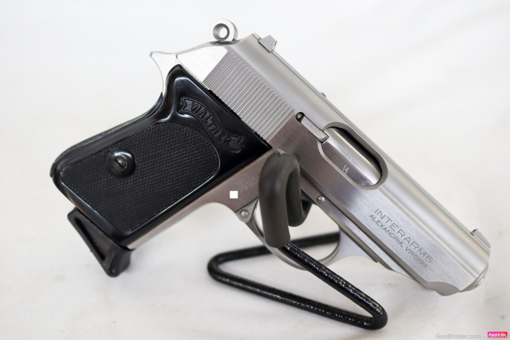 1993 Walther Model PPK .380ACP S.Auto Stainless Pistol – Black Grip -img-8