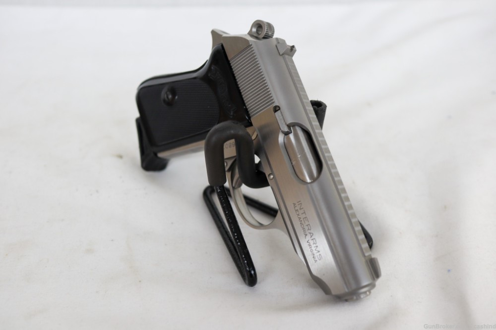 1993 Walther Model PPK .380ACP S.Auto Stainless Pistol – Black Grip -img-6