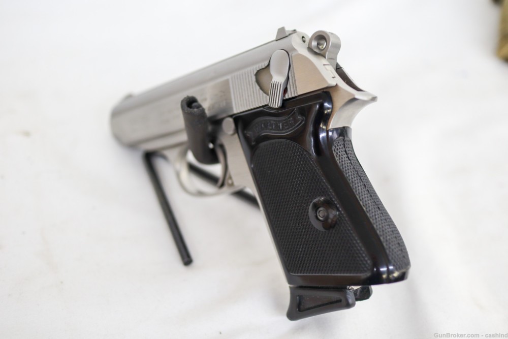 1993 Walther Model PPK .380ACP S.Auto Stainless Pistol – Black Grip -img-9