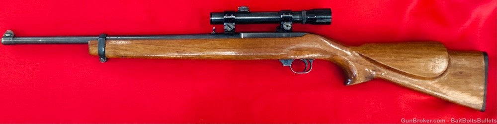 Ruger 44 Carbine Semi Auto 18” 4rd w/ Rings & Scope Used-img-1