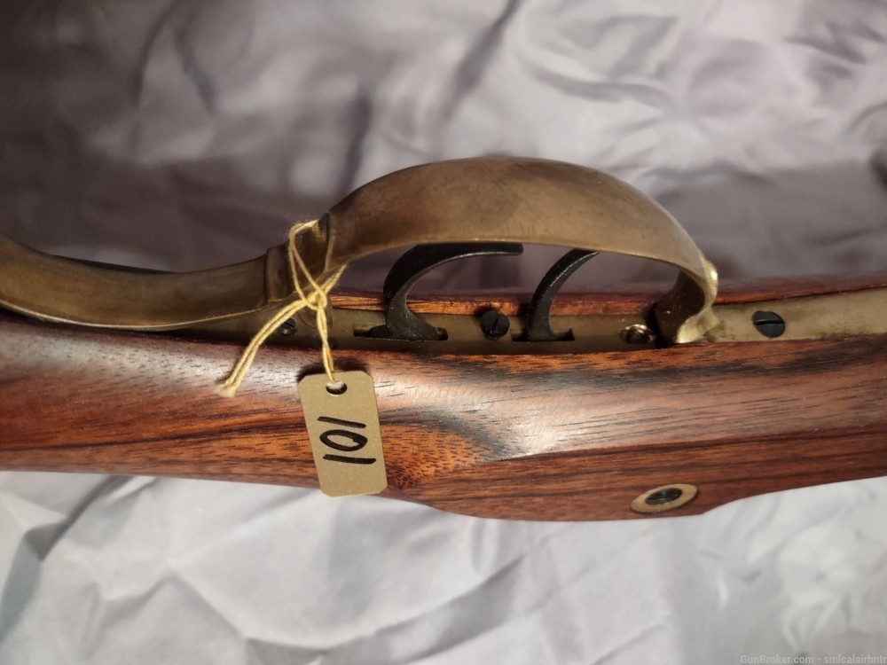 Pedersoli Pennsylvania Long Rifle, .45cal percussion. Nice wood! Like new! -img-25