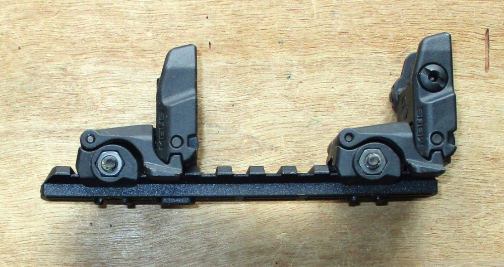 MAG PUL Industries MBUS Fold Down Front & Rear Back Up Sight Set - Set # 1-img-1