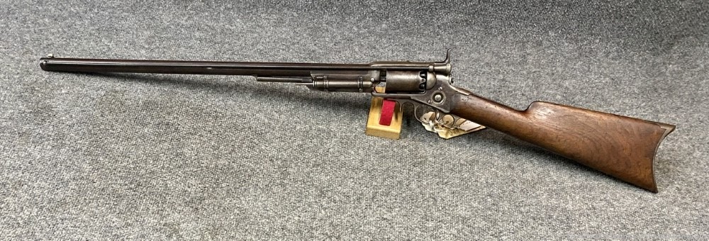 Colt Revolving Rifle Model 1855 First Model Sporting #345 NR! Penny!-img-23