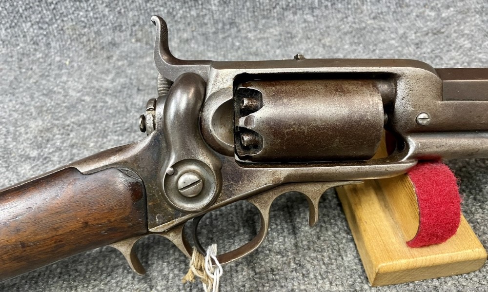 Colt Revolving Rifle Model 1855 First Model Sporting #345 NR! Penny!-img-4