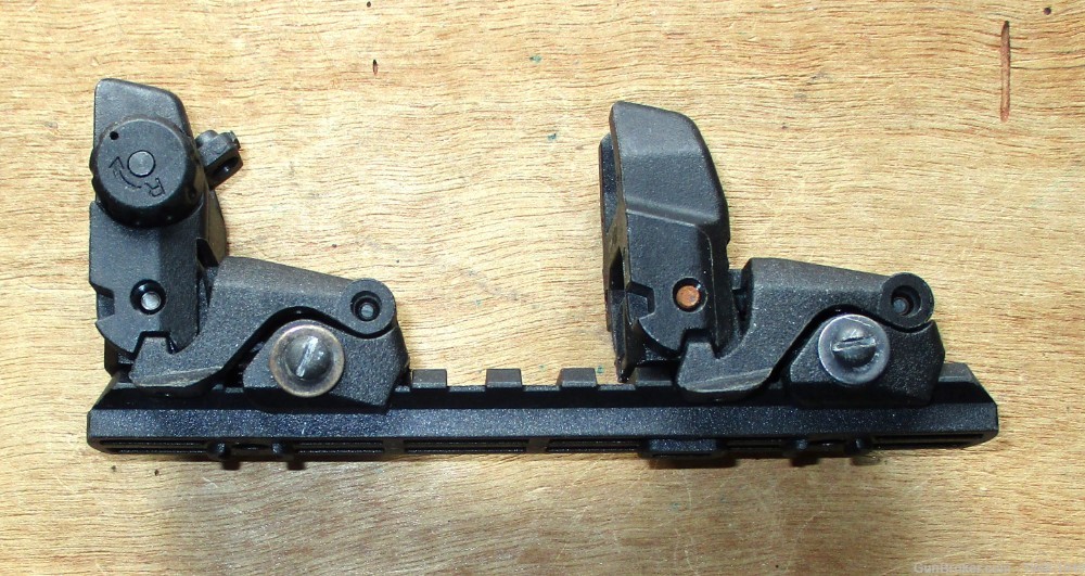 MAG PUL Industries MBUS Fold Down Front & Rear Back Up Sight Set - Set # 2-img-1
