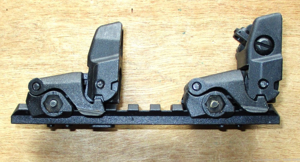 MAG PUL Industries MBUS Fold Down Front & Rear Back Up Sight Set - Set # 2-img-0