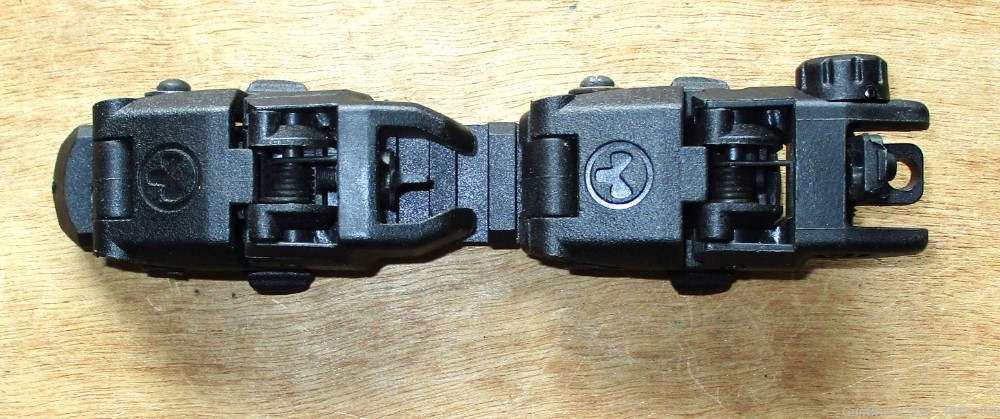 MAG PUL Industries MBUS Fold Down Front & Rear Back Up Sight Set - Set # 2-img-5